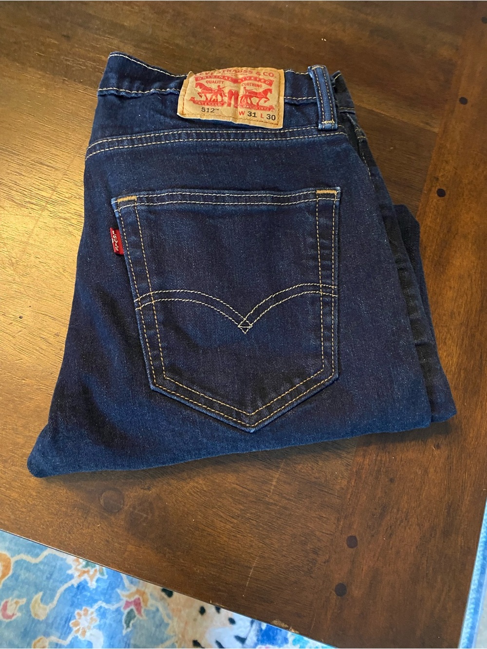 Levi's Dark Blue Denim Jeans